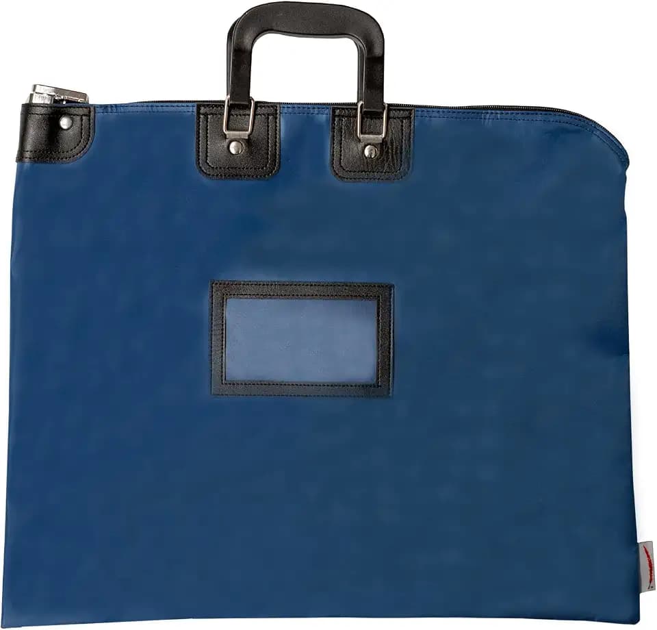 Lockable Document Bag with handles, 15 x 19