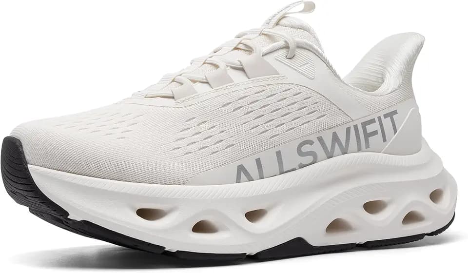 ALLSWIFIT Women's Slip On Cushioned Walking Fashion Sneaker