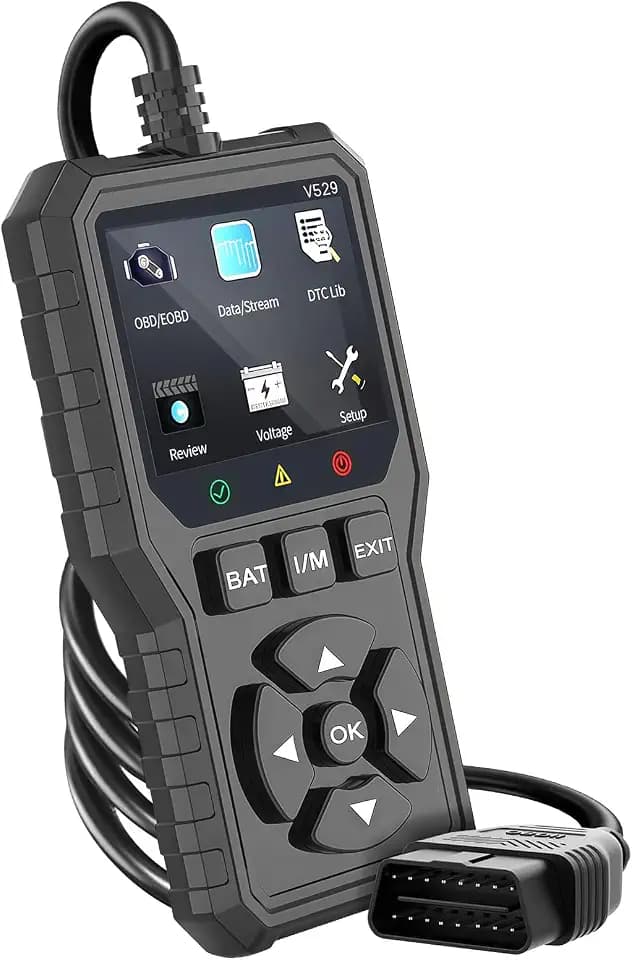 OBD2 Diagnosegerät OBD Auto Diagnose, Universal Auto Auslesegerät, KFZ Motor Fehlerauslesegerät Lesegerät mit Vollständigen OBDII Funktionen, Geeignet für BMW VW Mercedes Audi Alle OBDII Fahrzeugen