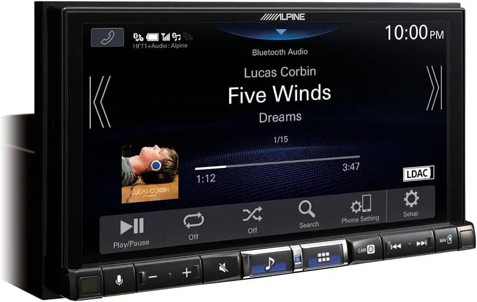 Alpine iLX-705D | Wireless Apple CarPlay und Android Auto Autoradio mit 7 Zoll Display