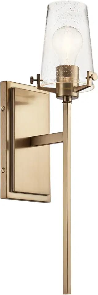 Kichler Alton 22" 1-Light Wall Sconce Light, Champagne Bronze
