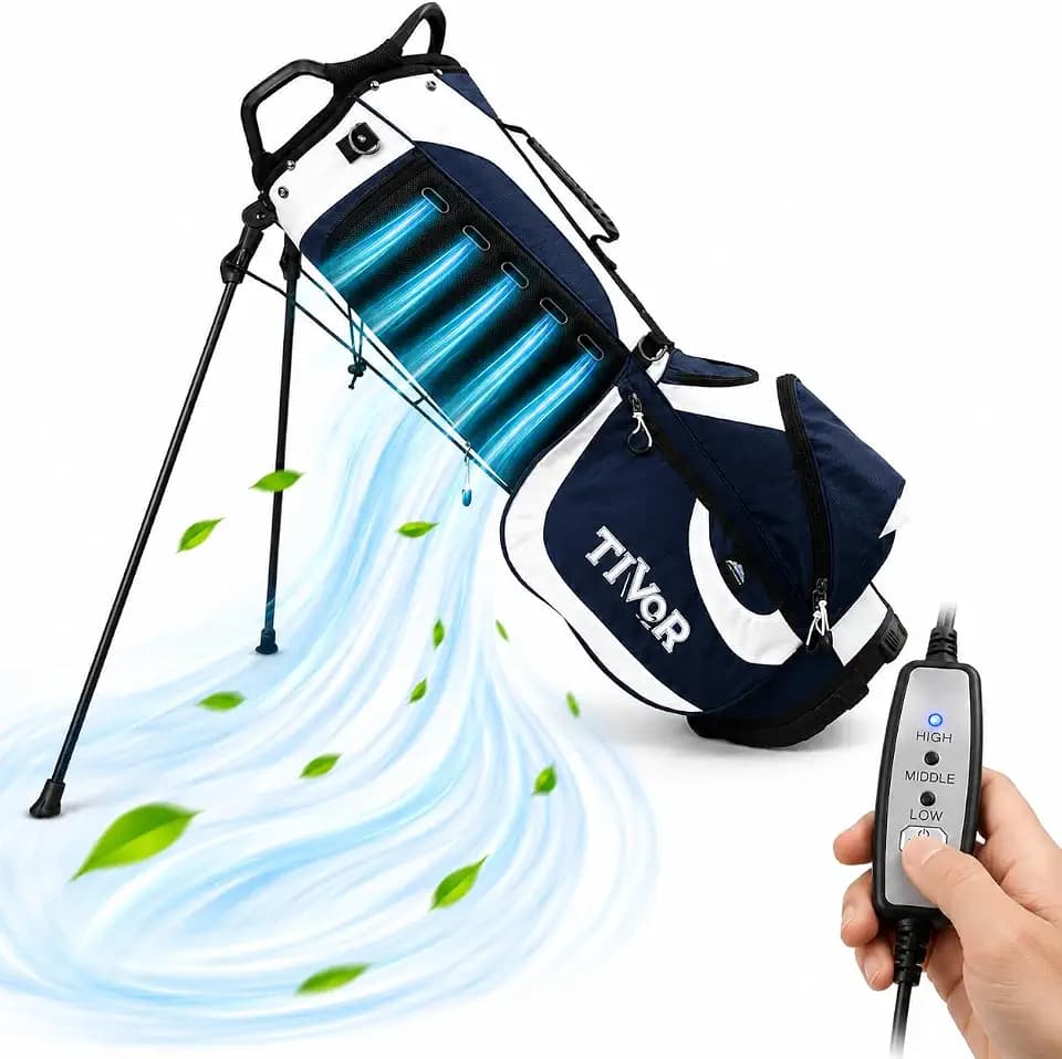 Golf Stand Bag for Men, 7-Way Lightweight Design for Walking Golfers