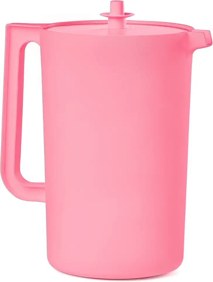 Tupperware Heritage Pink Pitcher (1 Pitcher + 1 Lid) - 1 Gallon