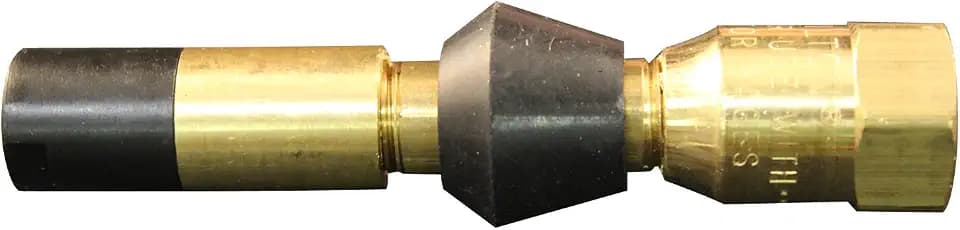 Milton 691 1/4" FNPT Straight Head Air Chuck - 1 Piece Gold