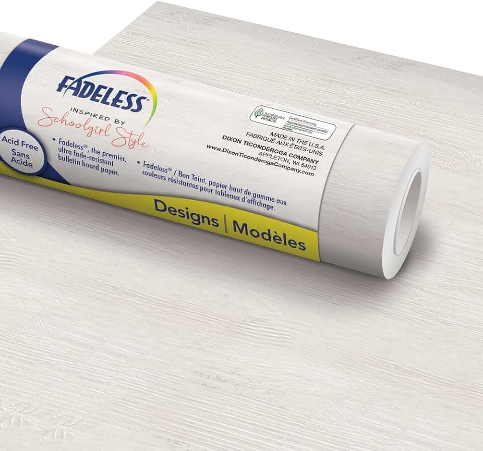 Fadeless Schoolgirl Style Bulletin Board Paper, Fade Resistant