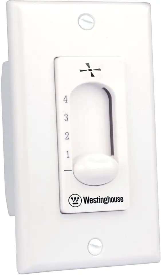 Westinghouse 7787200 Ceiling Fan Wall Control, White