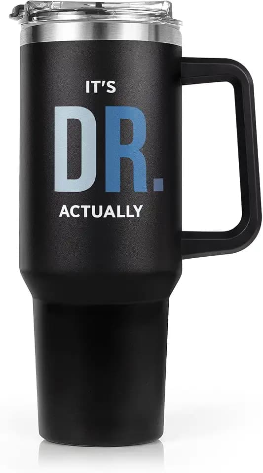 PhD Graduation Gifts, Doctor Gifts for Men, DR. Tumbler 40oz