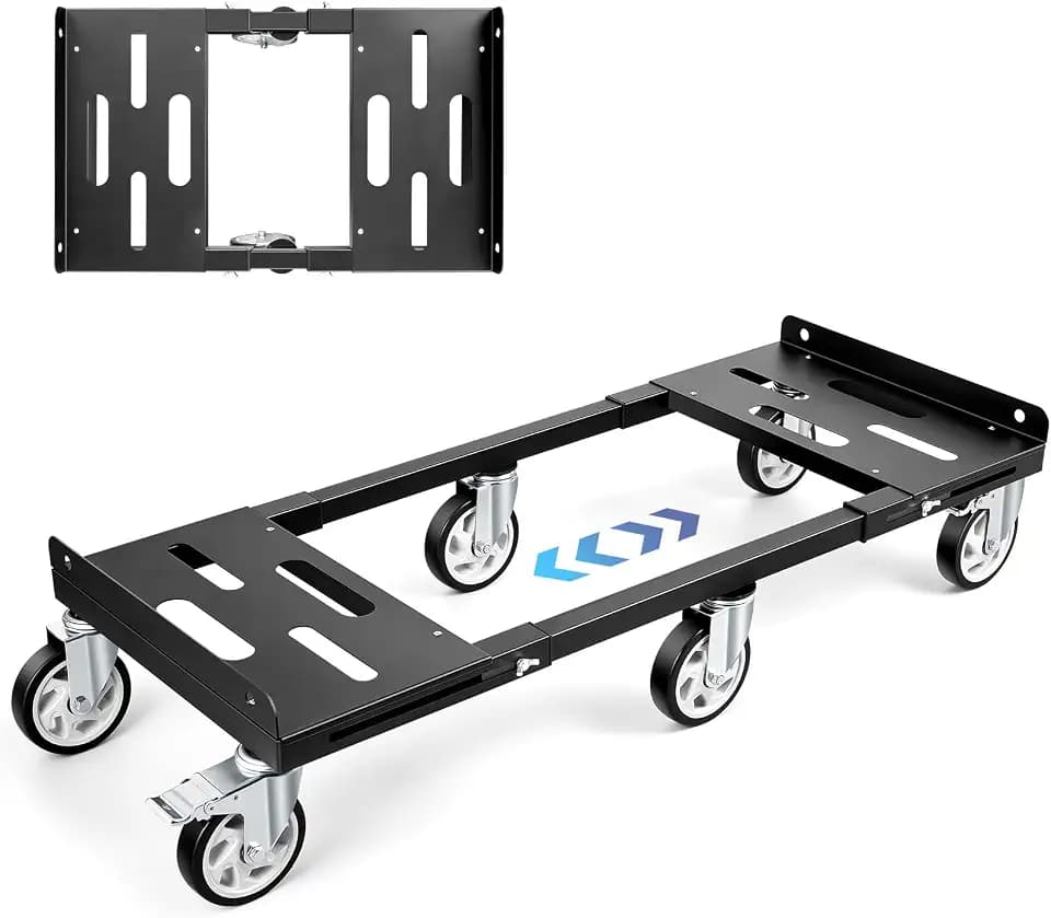 KEDSUM 2000LBS Moving Dolly with 5" Swivel Wheels, Expandable Up to 43.7"