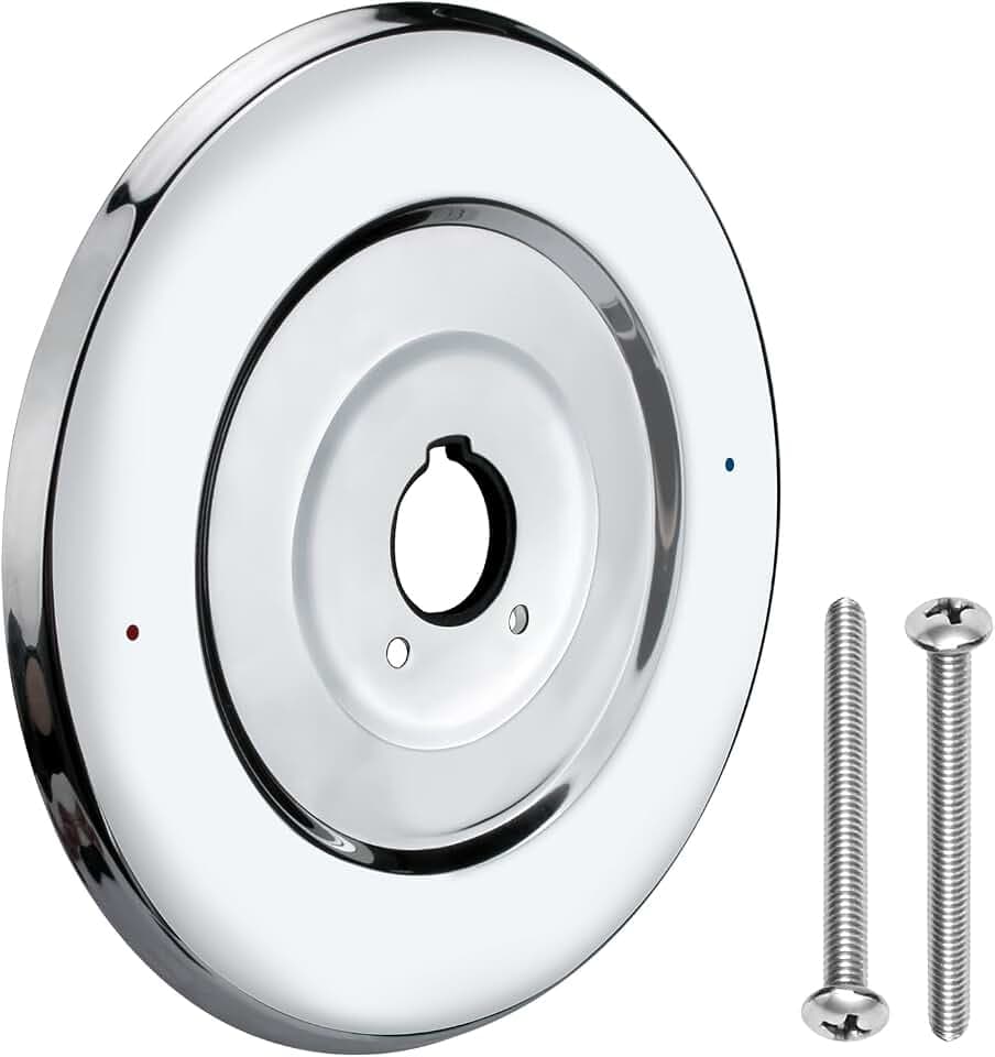 Shower Faucet Escutcheon Cover Plate, Replacement for Moen 16090 Chateau