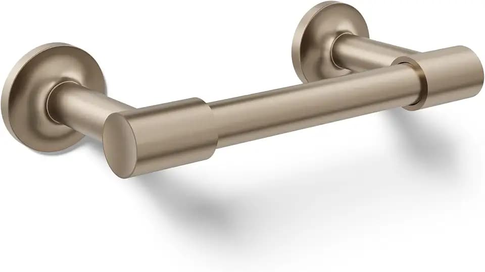 KOHLER 14377-BV Purist® Pivoting Toilet Paper Holder, Vibrant Brushed Bronze