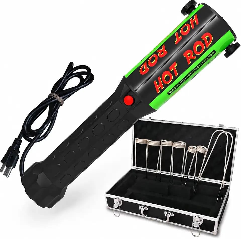 Solary Magnetic Induction Heater Tool - 1000W 110V Handheld Rusty Bolt Removal Tool with 8 Coils