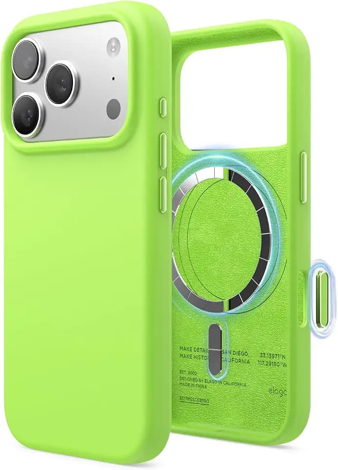 elago Premium Magnetic Silicone Case for iPhone 18 Pro & iPhone 17 Pro