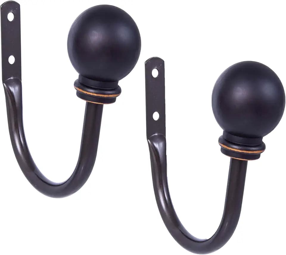 Kenney KN74808V1 Chelsea Holdbacks, One Size, Oil Rubbed Bronze