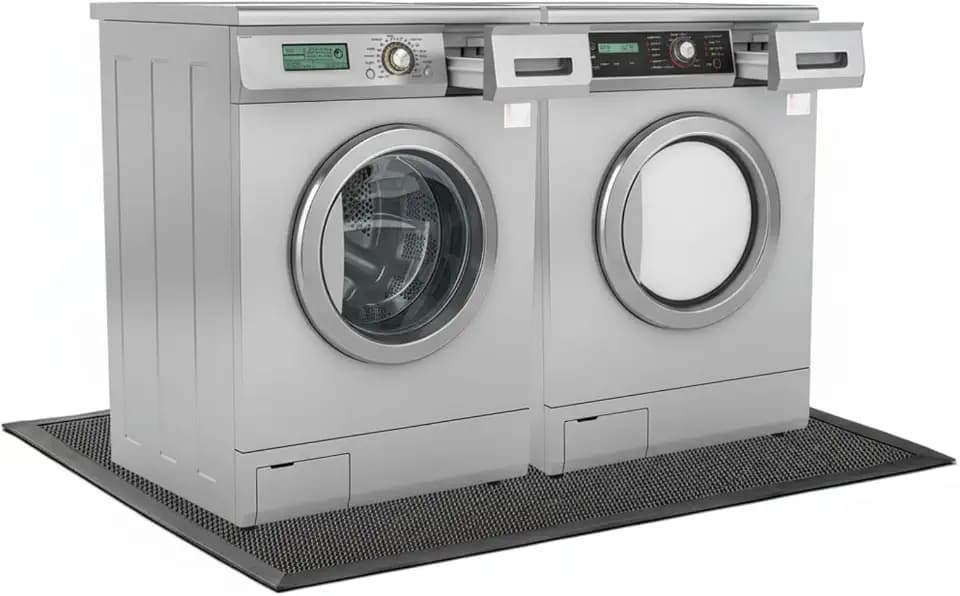 Nuanchu 10mm x 59 x 36in Extra Large&Thick Dual-Layer Mat, for Washer&Dryer