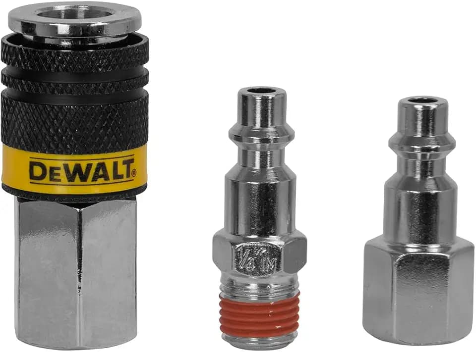 3-Pieces 1/4 in. Industrial Coupler and Plug Kit