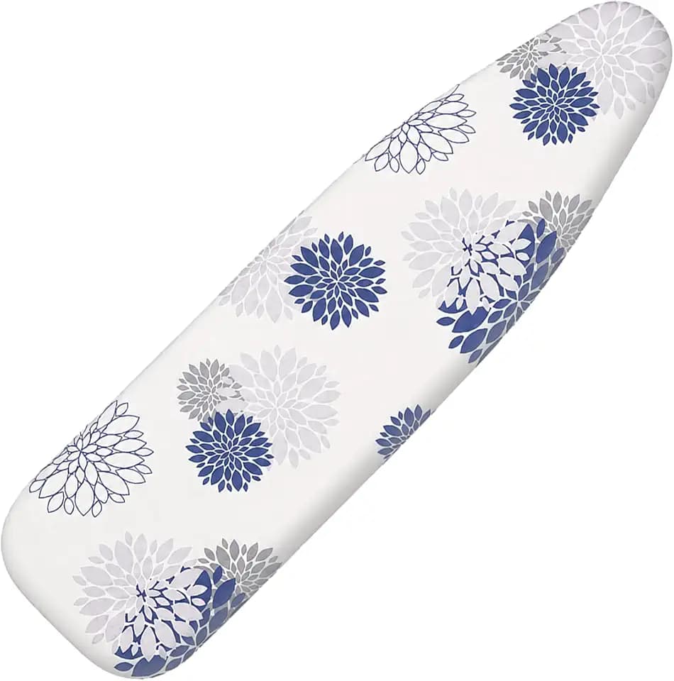 SheeChung Ironing Board Cover and Pad 15"x49",Cotton Cover with Thick Pad