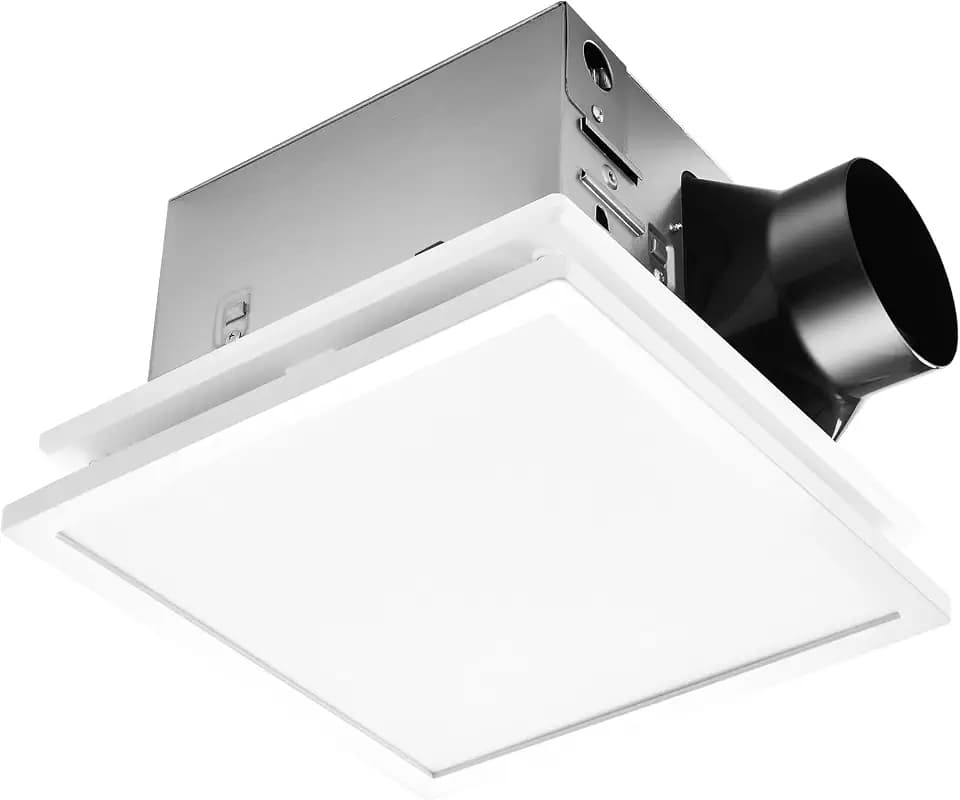 Tech Drive Bathroom Fan with Light And Night light,110CFM,4 Inch Duct