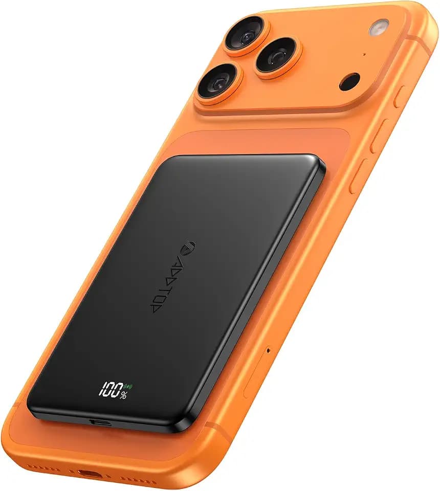 A ADDTOP Ultra Slim Power Bank für iPhone 5000mAh 20W Magnetische PowerBank