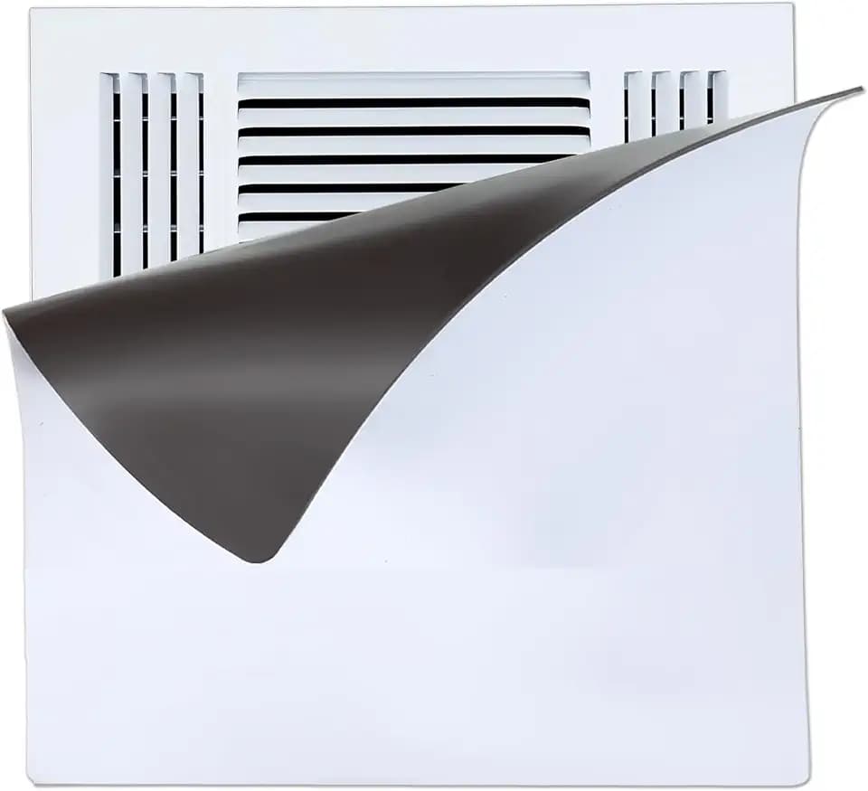 Square Magnetic Vent Covers, 13.75" x 13.75" (2 Pack), Extra Strong Magnets, Fits Steel Vents Only, Complete Seal, Air Vent/Register Covers for Home Ceiling, Wall, HVAC, AC, and Heater Vents