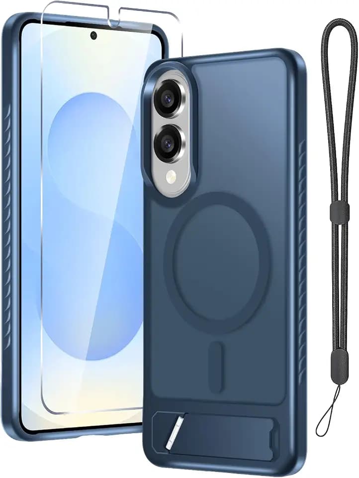 for Samsung Galaxy S25 Edge Case,Military Grade Phone Cover,Navy Blue