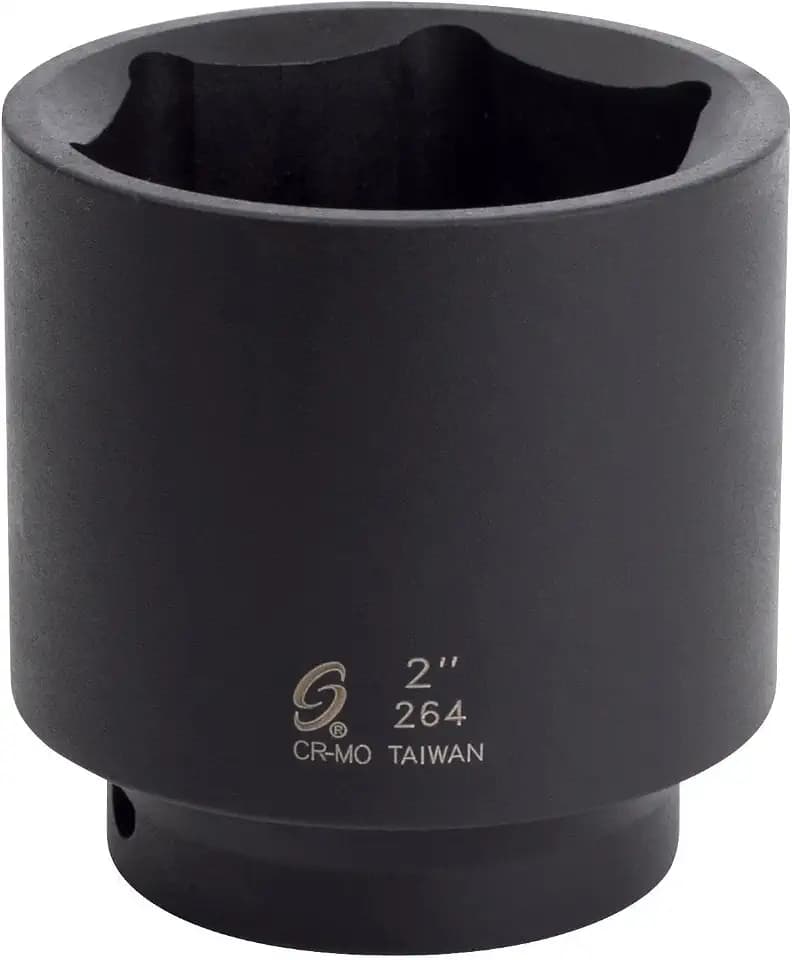 SUNEX TOOLS 264 1/2-Inch Drive 2-Inch Impact Socket
