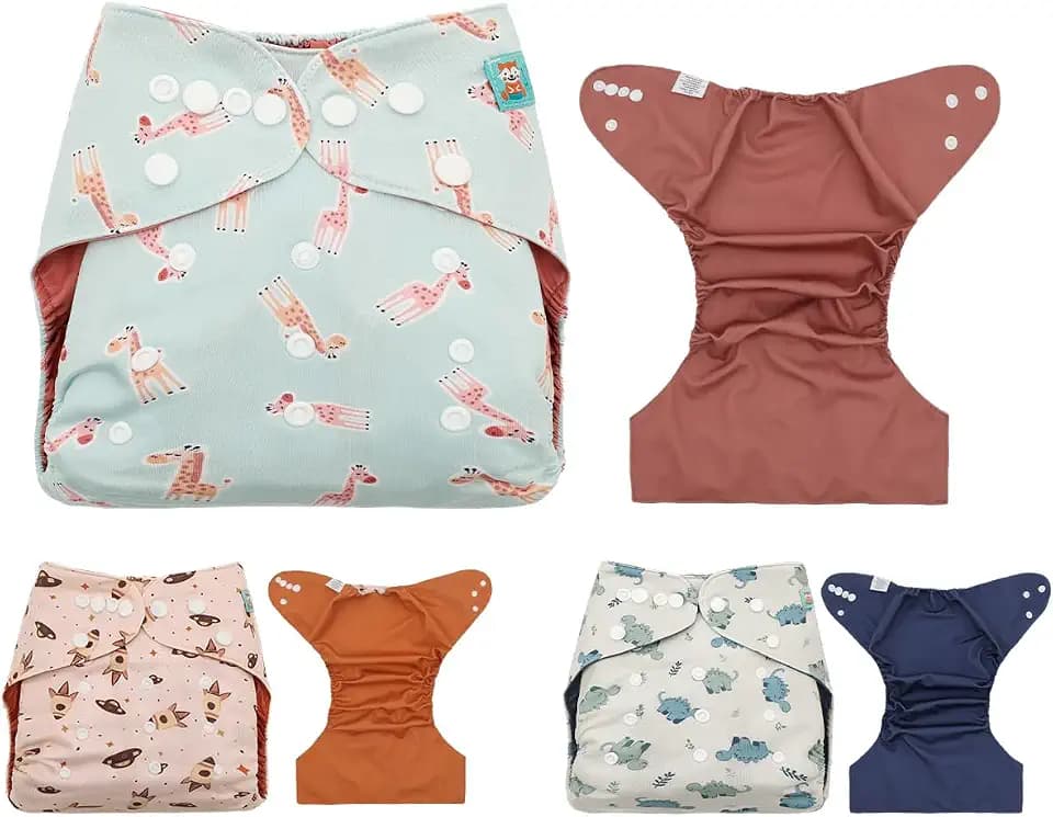 ALVA 3 pcs Baby Cloth Diaper Covers, Swim Diaper,Nappy Shell Baby Girls and Boys