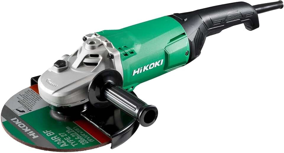 HIKOKI -Winkelschleifer G23ST (2000 Watt,230VScheiben-Ø 230mm, im Karton), Grün Schwarz