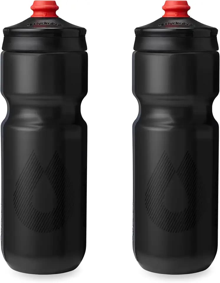 HydraPak Breakaway Surge Lightweight Bike Water Bottle (25oz, Charcoal)