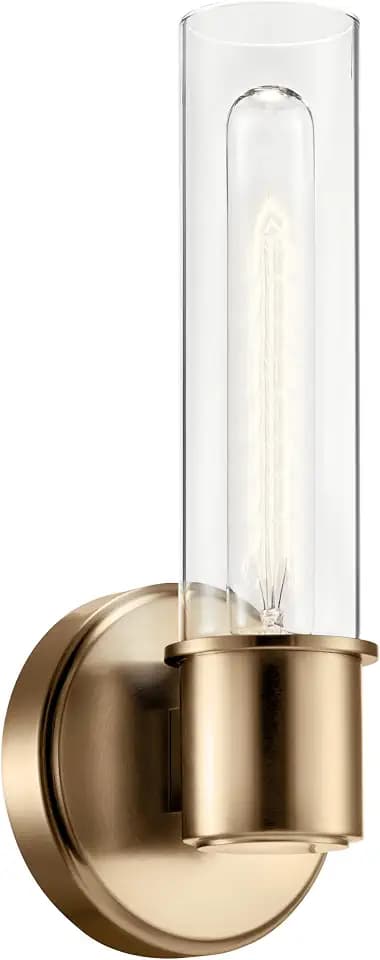 Kichler Aviv 13" 1-Light Wall Sconce Light, Champagne Bronze