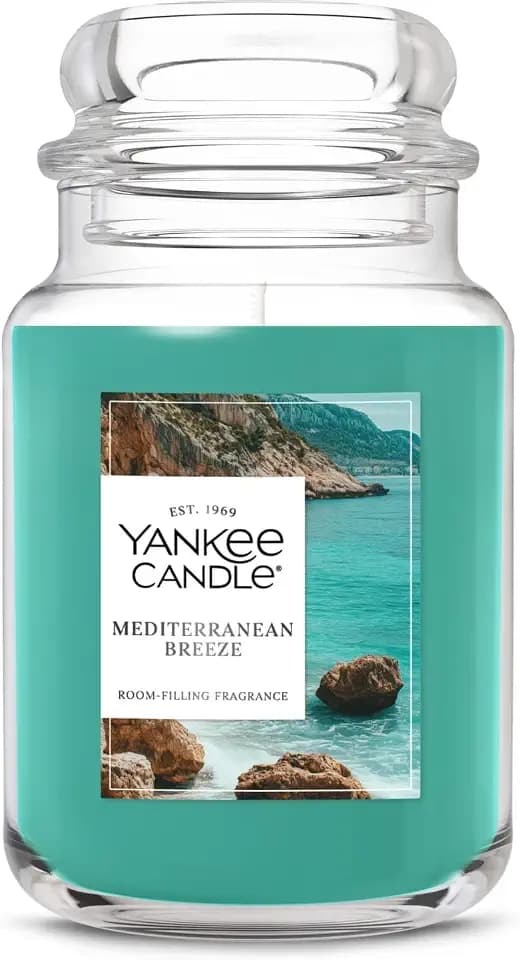 Yankee Candle Mediterranean Breeze Scented Candle, 22oz Large Jar