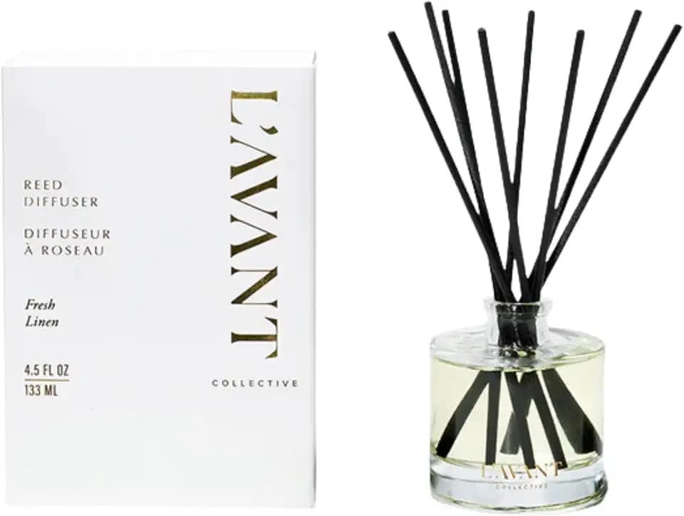 L'AVANT Collective Home Fragrance Reed Diffuser 100ml, Fresh Linen