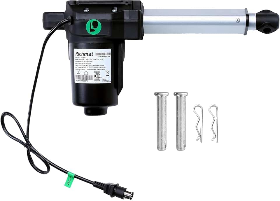 Adjustable Bed Richmat Model HJA58 8 Pin Head Actuator Motor Stroke/Install 115/295mm Replacement