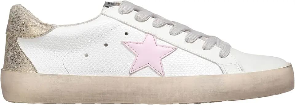 Mi.iM Sofia Lace Up Rubber Sole Sneaker, White, 26.0 cm