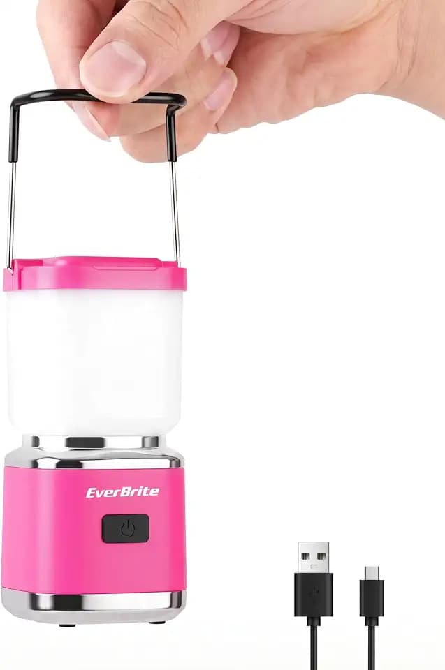 EverBrite Mini Rechargeable Camping Lantern, 300LM LED Tent Light