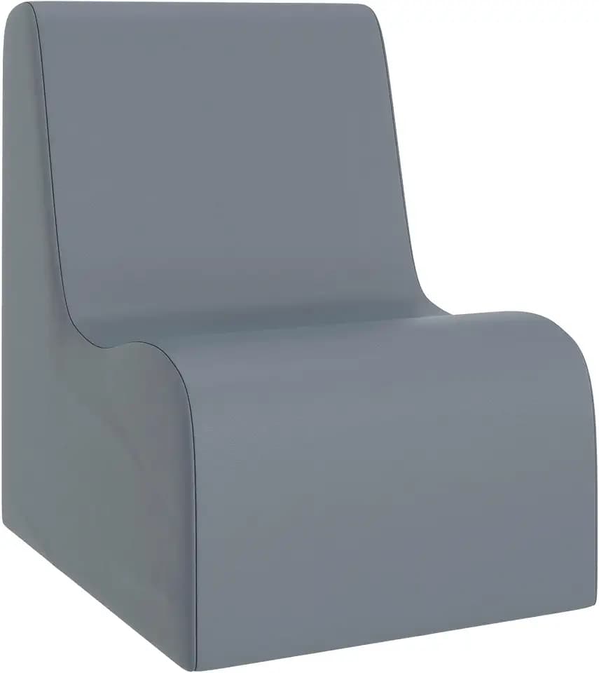 Children's Factory Toddler Chair for Classroom, Size Medium, Fog Blue