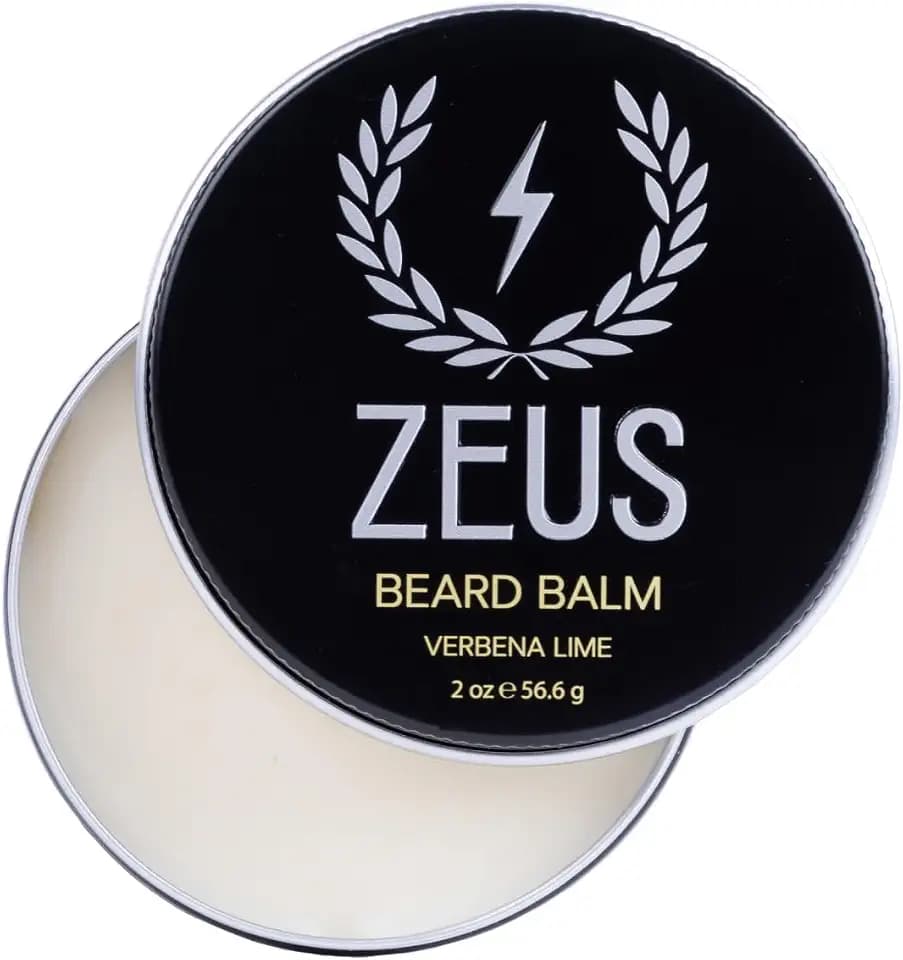 ZEUS Beard Balm Leave‑In Conditioner for Men, Styling Balm (Verbena Lime)