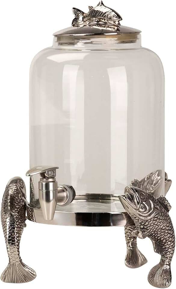CHAMPANERA TIGRE ALUMINIO DORADO 130x20x36 CM