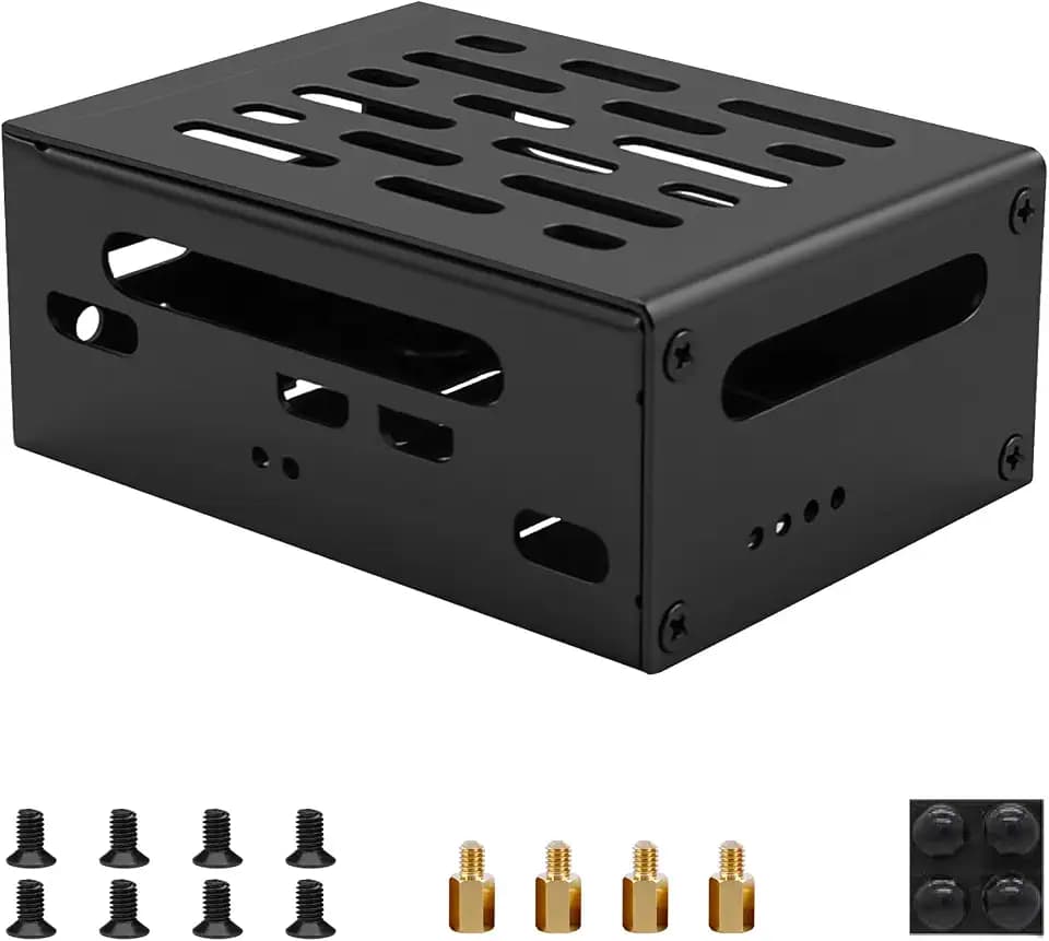 Geekworm X306-C1 Metal Case for Raspberry Pi Zero 2W and X306 V1.3/V1.5 UPS