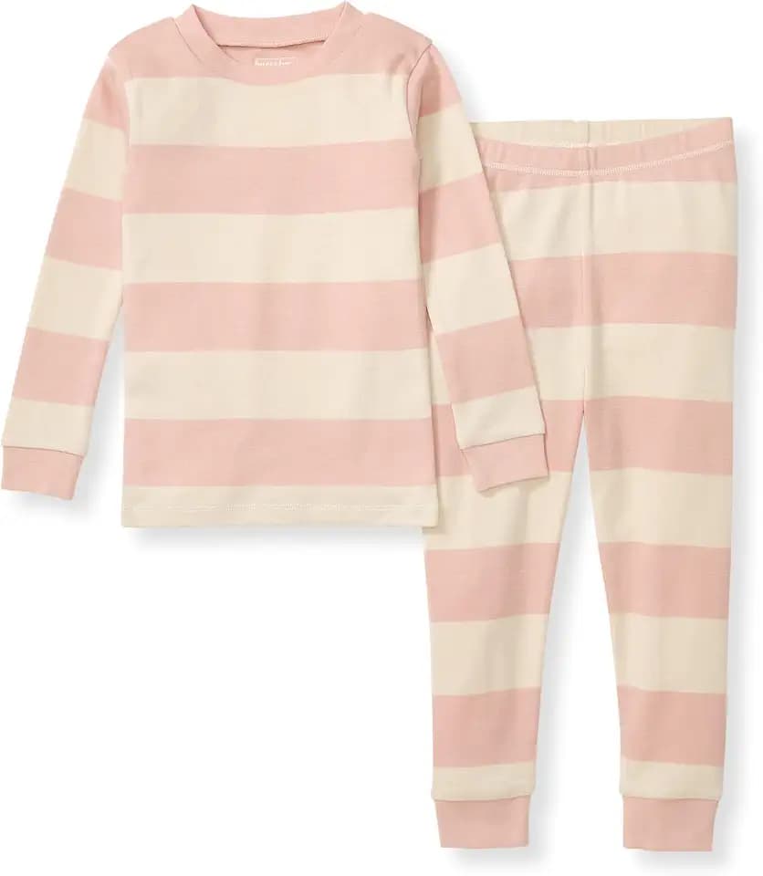 Burt's Bees Baby Girls Organic Cotton Pajamas, Toddler PJ Set, 2-PC