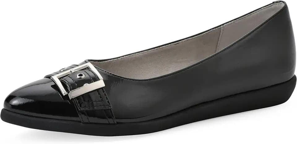 CLIFFS BY WHITE MOUNTAIN Women's Miliani Cushioned Buckle Flat