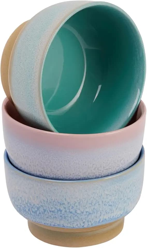 Bloomingville Modern Stoneware Bowls, Set of 3 Colors