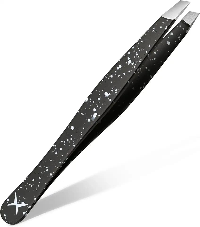 Precision Eyebrow Tweezers for Fine Hair, Slant Tip for Defined Brows