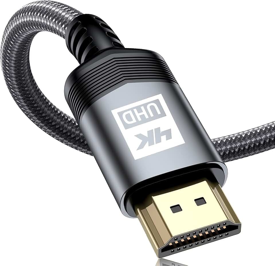 4K HDMI Kabel 3Meter, Sweguard HDMI 2.0 auf HDMI Kabel Highspeed hdmi UHD 4K@60Hz 18Gbps Nylon Geflechtkabel, vergoldete Anschlüsse mit Ethernet/Audio Rückkanal, kompatibel Video 4K UHD 2160p, 1080p