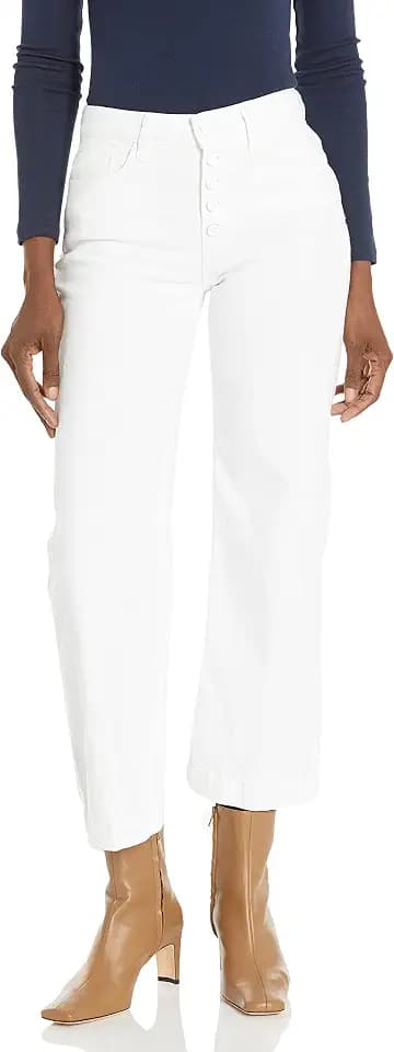 PAIGE Women's Leenah Ankle Exposed Btn Fly