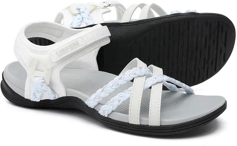 UBFEN Womens Hiking Sandals with Comfortable Arch Support