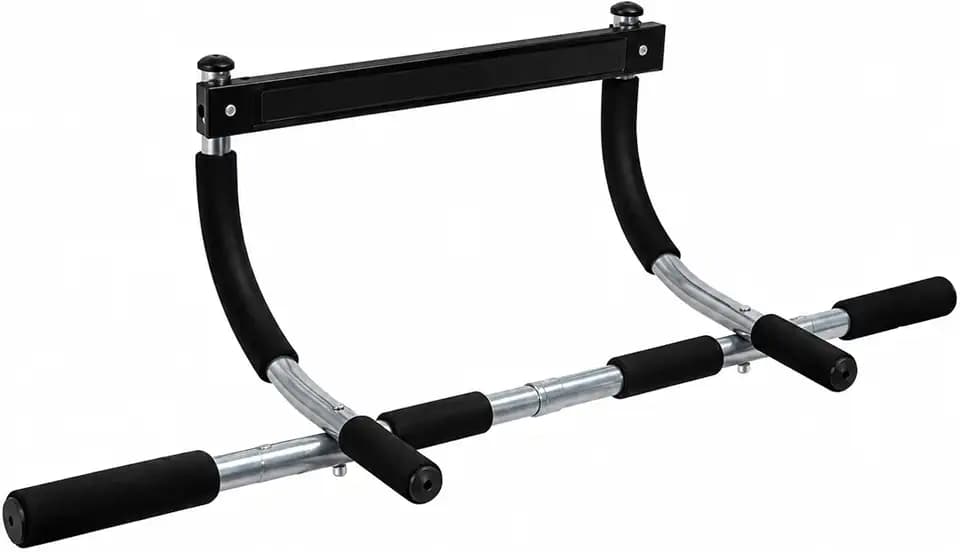 Upgrade Pull Up Bar for Doorway - Max Capacity 330 lbs, Portable Upper Body Workout Bar for Strength Training