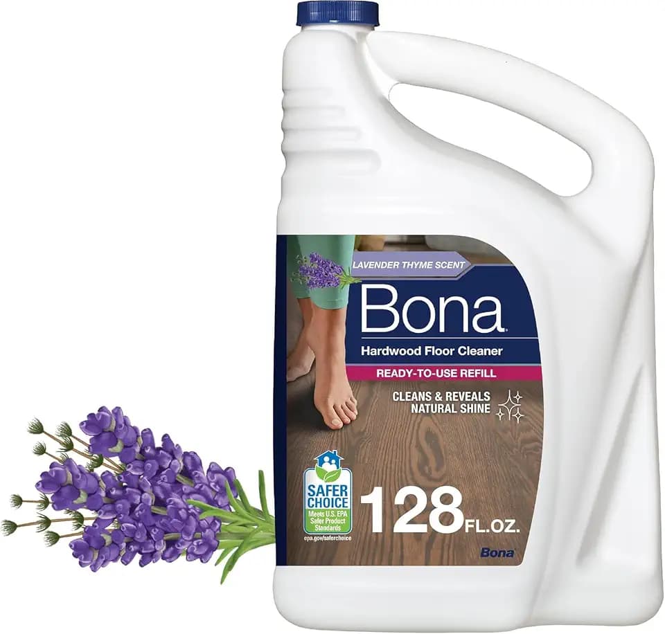 Bona Hardwood Floor Cleaner Refill - 128 fl oz - Lavender Thyme Scent