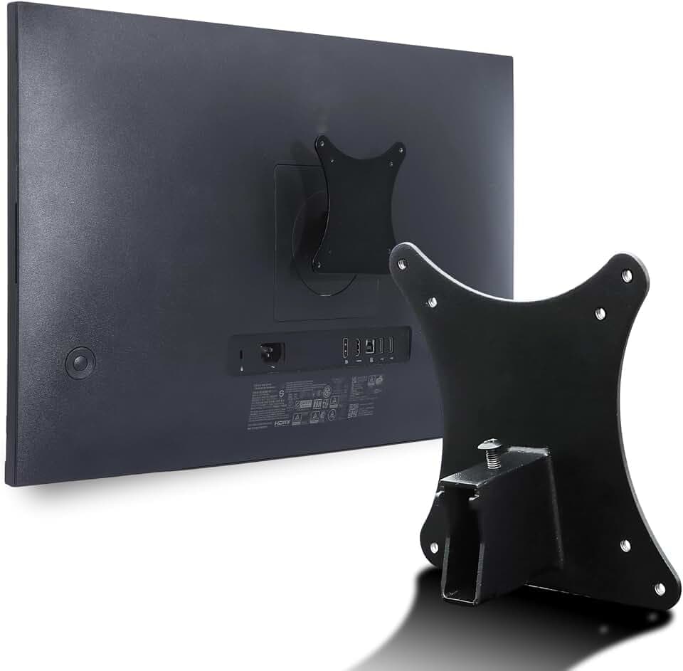 E-Serie G5 VESA-Adapter Kompatibel mit HP E-Serie G5 (E22,E24,E24q,E24u,E24t,E27,E27u,E27q,E27k,E32k) und Serie 5 PRO (524pf,527pf,524pn,527pq,524pm,527pm,527pu,524pu) – 75x75 auf 100x100 VESA
