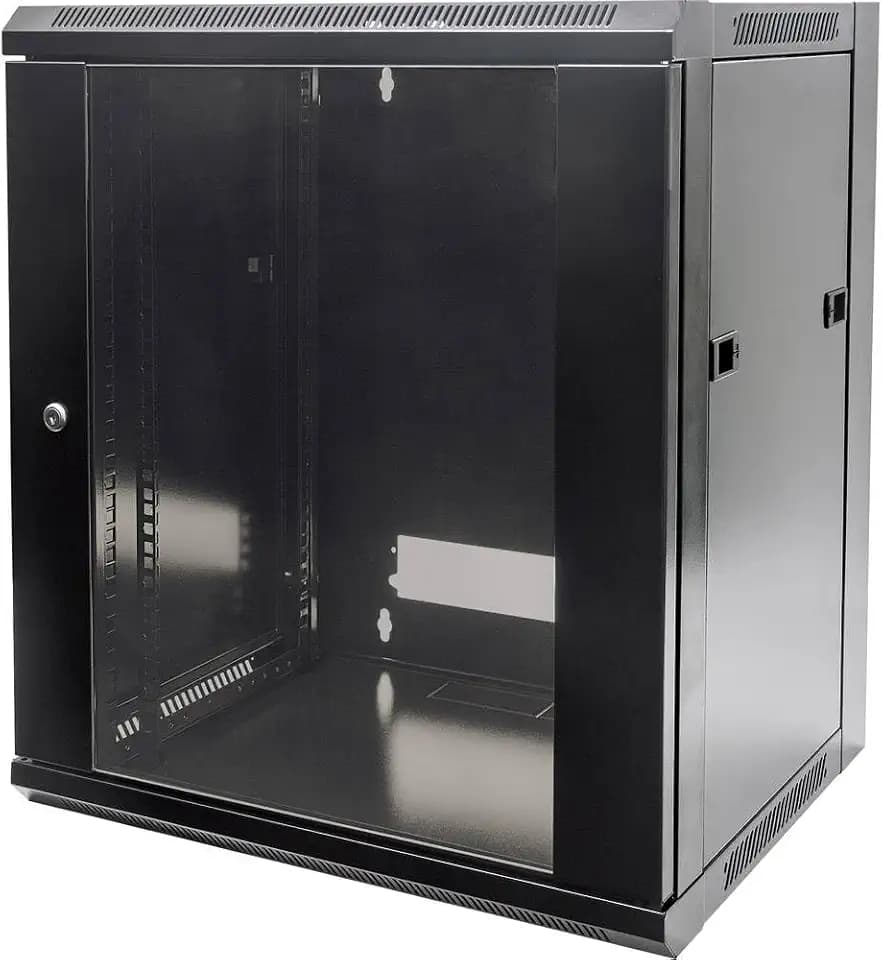 Intellinet 19" Wandverteiler 9HE 50x57x45 Flatpack schwarz 711777, 9 HE 50x57x45 schwarz