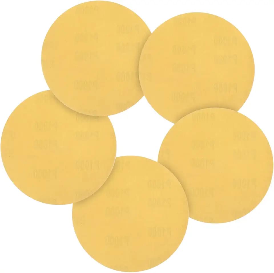24 Pcs 6 in Sanding Disc 1000 Grit Aluminum Oxide Yellow